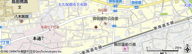静岡県島田市御仮屋町7515周辺の地図