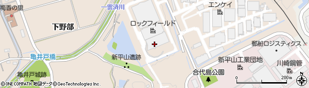 株式会社ロック・フィールド　静岡ファクトリー周辺の地図