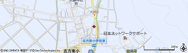 加古川東志方郵便局周辺の地図