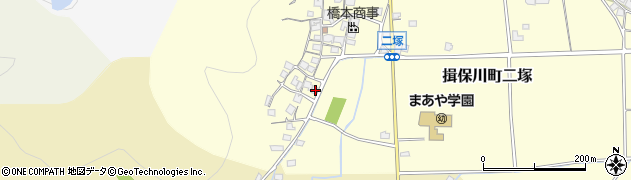 兵庫県たつの市揖保川町二塚70周辺の地図