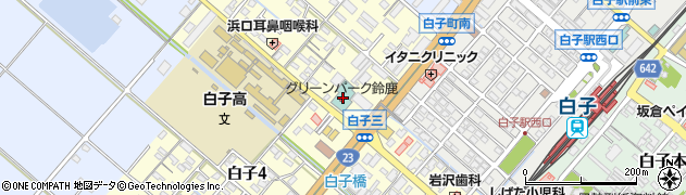 鈴鹿グリーンパークホテル周辺の地図