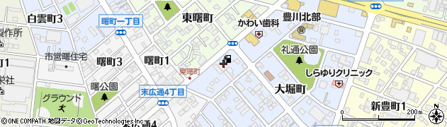エザキ株式会社　セルフ大堀店周辺の地図