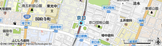 京口駅周辺の地図