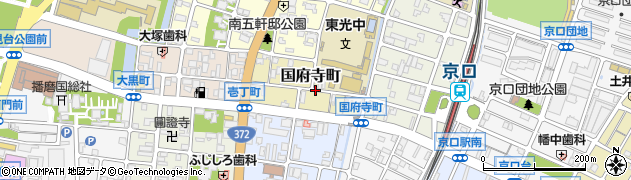 兵庫県姫路市国府寺町周辺の地図