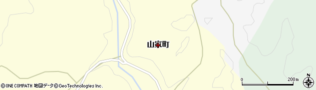 広島県三次市山家町周辺の地図