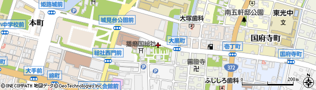 兵庫県姫路市総社本町218周辺の地図