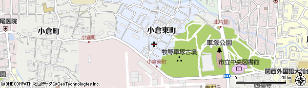 大阪府枚方市小倉東町36周辺の地図