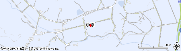 岡山県赤磐市小原周辺の地図