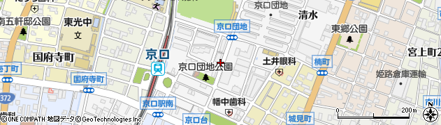 兵庫県姫路市城東町野田周辺の地図