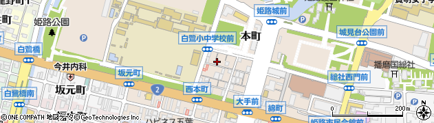 兵庫県姫路市本町73周辺の地図