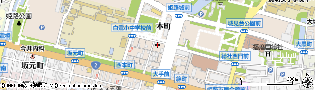 兵庫県姫路市本町86周辺の地図