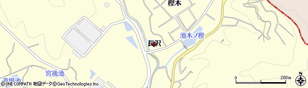 愛知県西尾市吉良町宮迫（長沢）周辺の地図