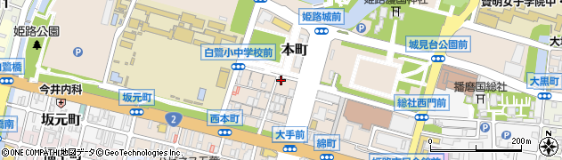 兵庫県姫路市本町87周辺の地図
