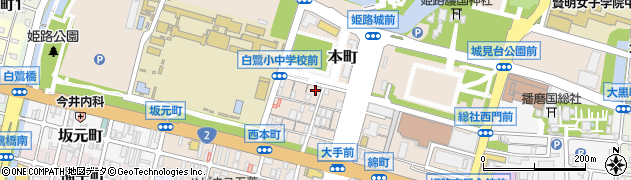 兵庫県姫路市本町90周辺の地図