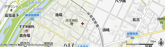 愛知県西尾市吉良町上横須賀（上町東）周辺の地図