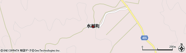 広島県庄原市水越町周辺の地図