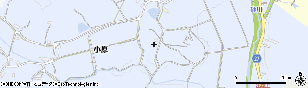 岡山県赤磐市小原608周辺の地図