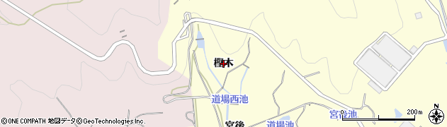 愛知県西尾市吉良町宮迫（樫木）周辺の地図