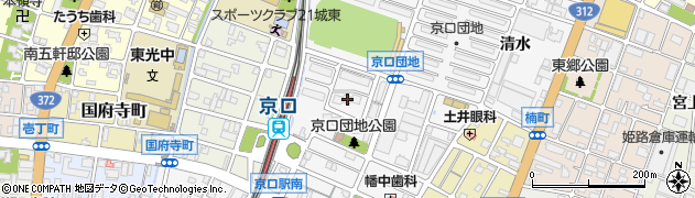 兵庫県姫路市城東町野田2周辺の地図