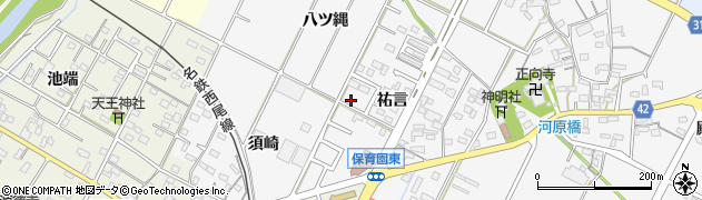 愛知県西尾市吉良町木田祐言21周辺の地図