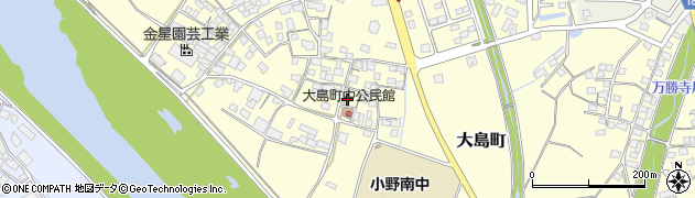 兵庫県小野市大島町669周辺の地図