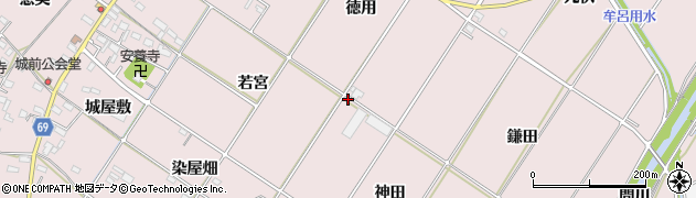 愛知県豊橋市賀茂町神田周辺の地図