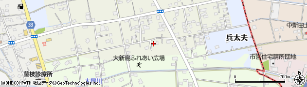 静岡県藤枝市与左衛門376周辺の地図
