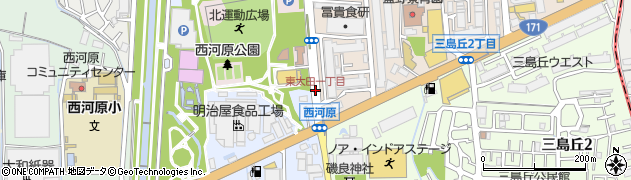 東太田一丁目周辺の地図