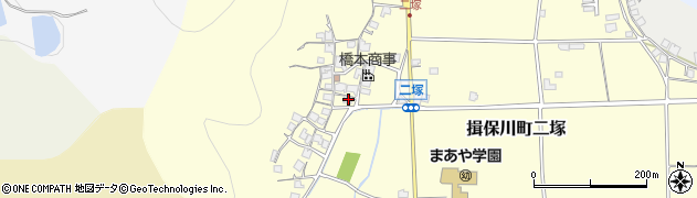 兵庫県たつの市揖保川町二塚99周辺の地図