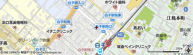 三重県鈴鹿市白子駅前21周辺の地図