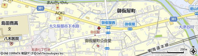 メガネ赤札堂島田店周辺の地図