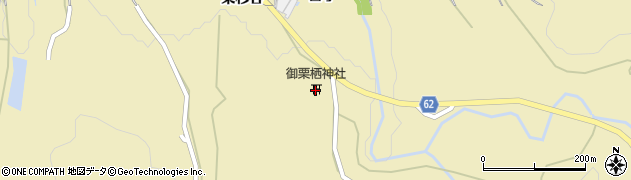 御栗栖神社周辺の地図