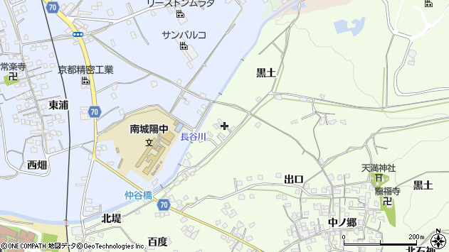 〒610-0113 京都府城陽市中の地図