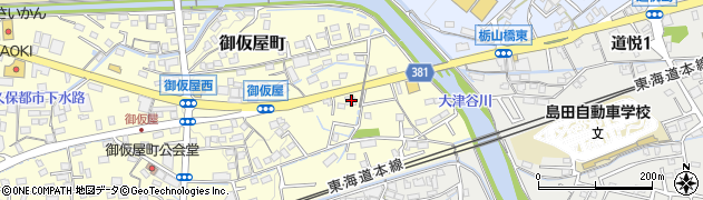 静岡県島田市御仮屋町7428周辺の地図
