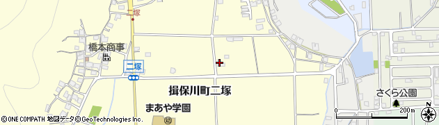 兵庫県たつの市揖保川町二塚424周辺の地図