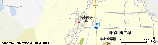 兵庫県たつの市揖保川町二塚103周辺の地図