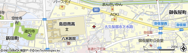 静岡県島田市御仮屋町8893周辺の地図