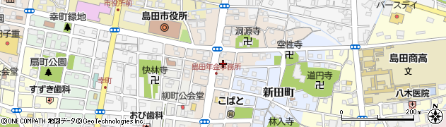 クリーニングひらまつ大津通店周辺の地図