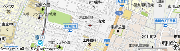 京口団地１０号棟周辺の地図
