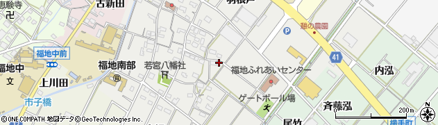 愛知県西尾市斉藤町前田28周辺の地図