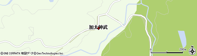三重県亀山市加太神武周辺の地図
