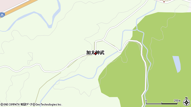 〒519-1126 三重県亀山市加太神武の地図