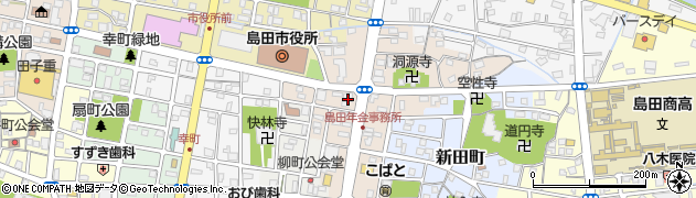静岡県島田市大津通3周辺の地図