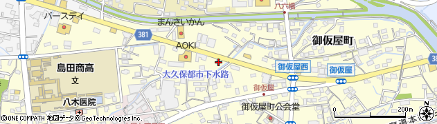 静岡県島田市御仮屋町8872周辺の地図