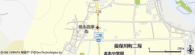 兵庫県たつの市揖保川町二塚324周辺の地図