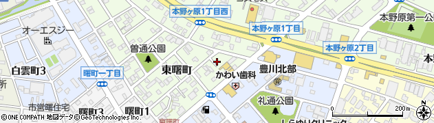 愛知県豊川市東曙町46周辺の地図