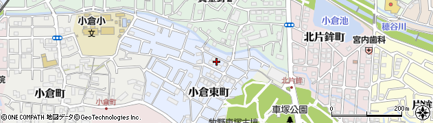 大阪府枚方市小倉東町23周辺の地図