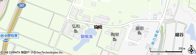 愛知県常滑市大谷（猿喰）周辺の地図