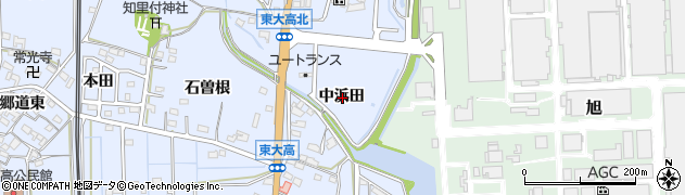 愛知県知多郡武豊町東大高中浜田周辺の地図