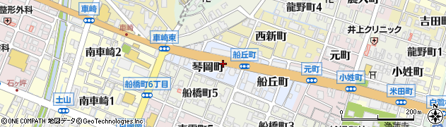 兵庫県姫路市琴岡町周辺の地図
